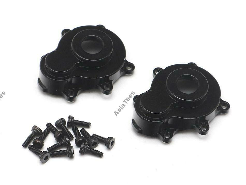 Team Raffee Co. Aluminum Front Outer Portal Housing (2) Black for Redcat Gen8 Scout II TRC/1053002BK