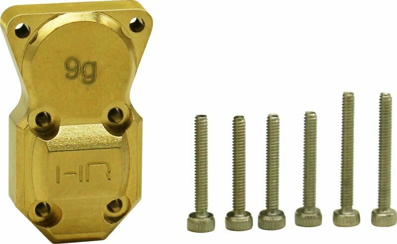 Hot Racing 9g Brass Differential Cover, for Axial SCX24 HRASXTF12CH