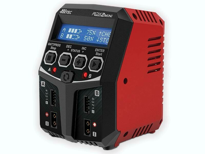 Hitec RDX2 Mini 100 Watt Dual Port AC Balance Charger HRC44299