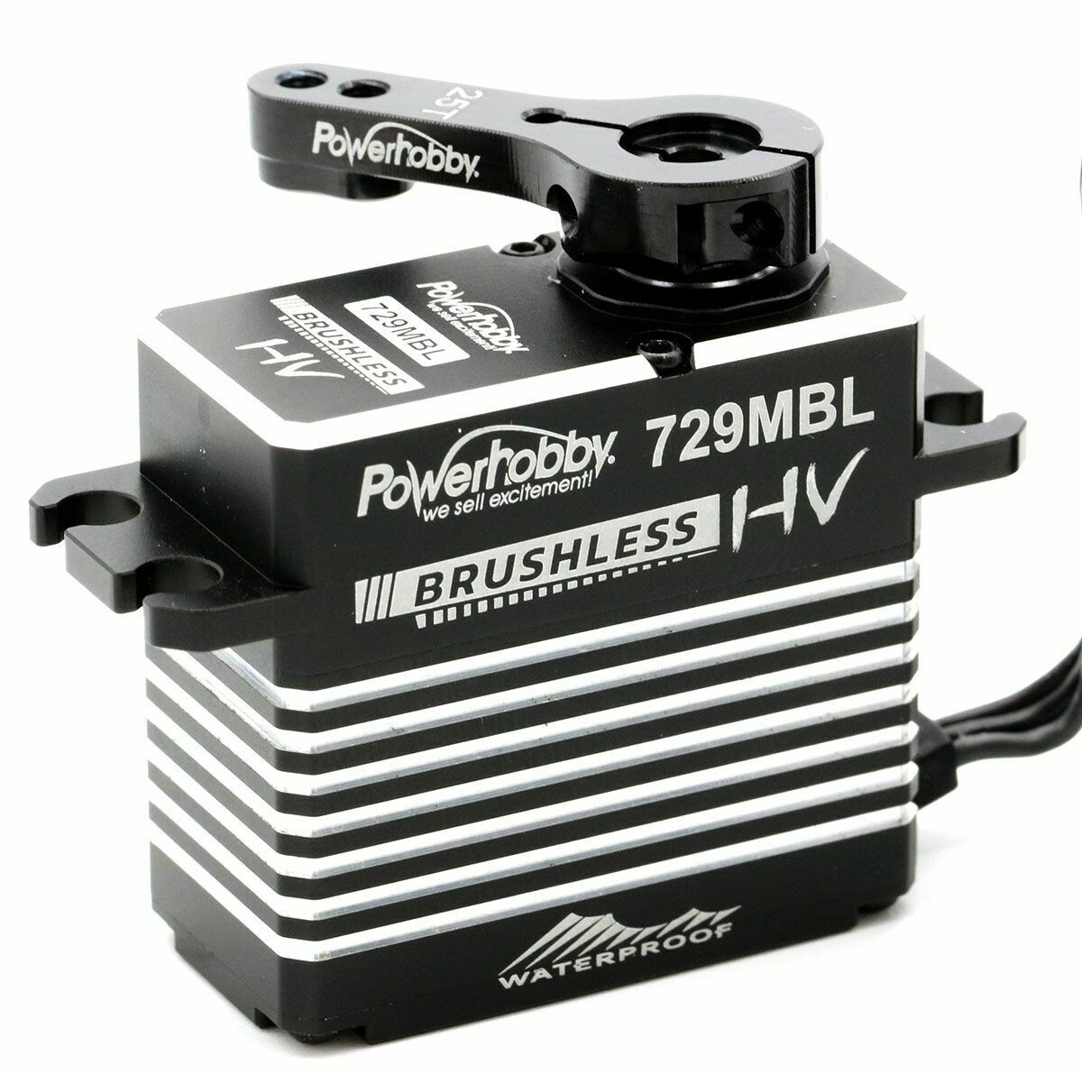 Powerhobby 729MBL High Voltage Waterproof Brushless Steel Gear Servo, w/ Aluminum Case PHBPH729MBL
