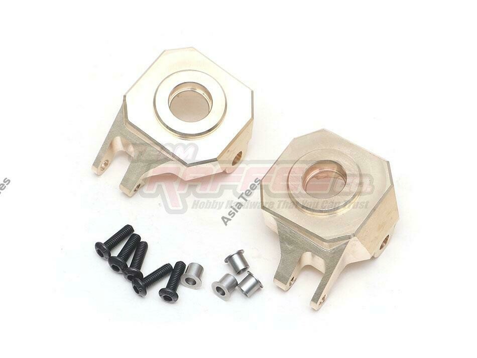 Team Raffee Co. Heavy Duty Brass Knuckle (2) for Axial SCX10 II TRC/113401