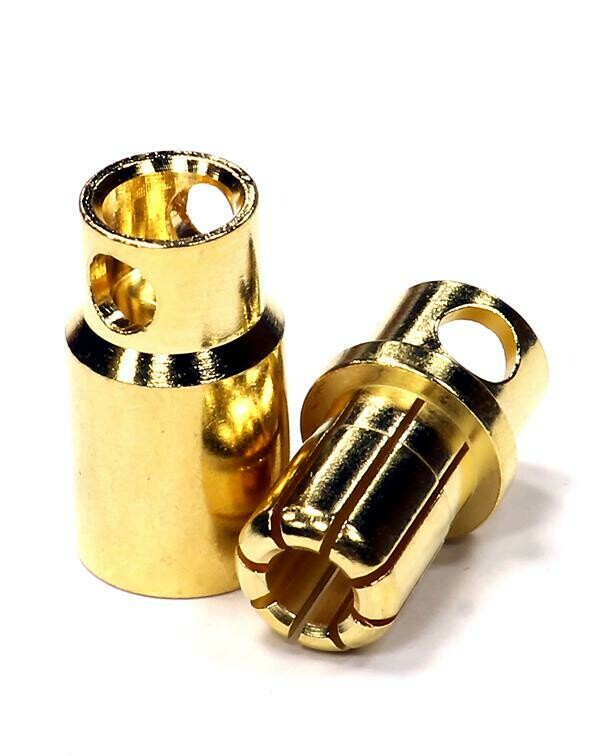Integy High Current Gold Plated 8mm Bullet Male &amp; Female Connector Set C24671