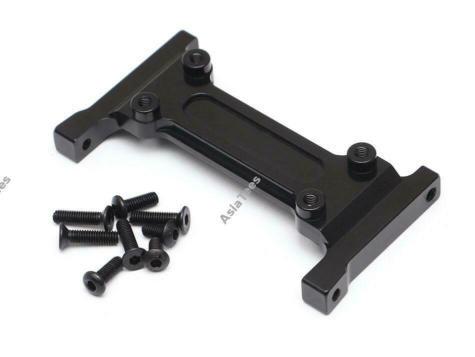Team Raffee Co. Aluminum Front Frame Mounting Plate Black for Element RC Enduro TRC/1059007FBK