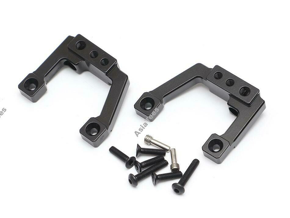 Team Raffee Co. Aluminum Rear Shock Mounts (2) Black for Element RC Enduro TRC/1059009RBK