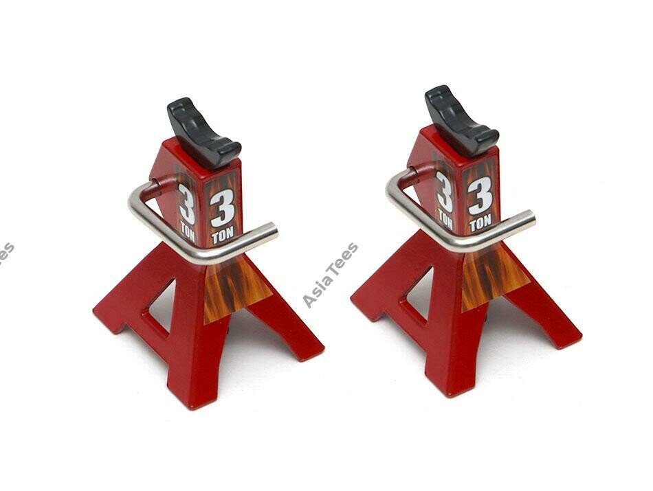 Team Raffee Co. Scale Accessories - 3-Ton Aluminum Jack Stand (2) TRC/302555