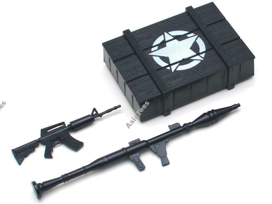Team Raffee Co. Scale Accessories Combo - Military Ammo Box &amp; Machine Gun TRC/302339
