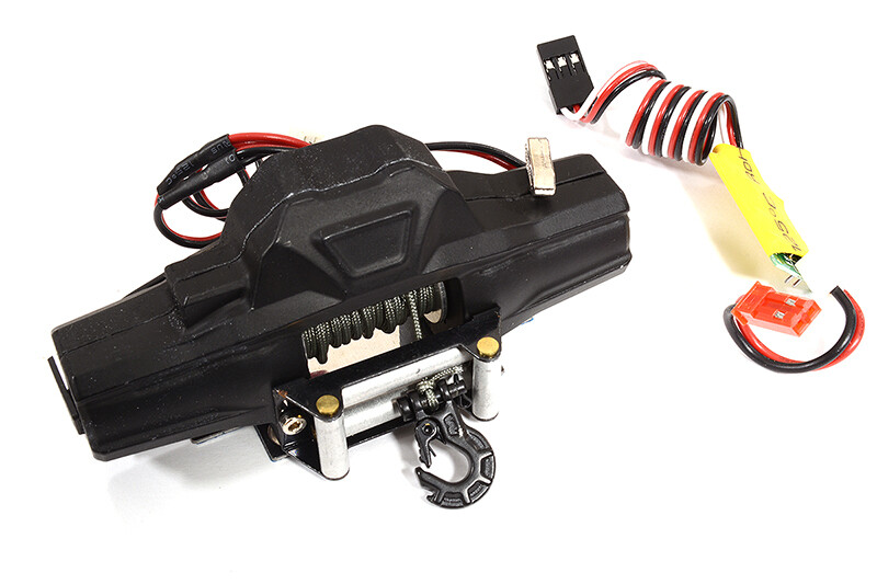 Integy Realistic Heavy-Duty Winch w/ Receiver 3rd Ch. Controller for 1/10 Scale Crawler C29563