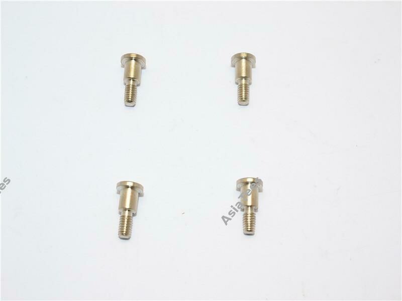 GPM Racing Stainless Steel King Pin Screws For Front Knuckle - 4Pcs Set for Axial SCX10 II SCX2004SOC
