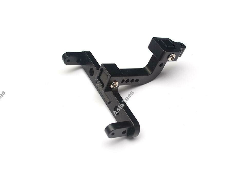 Boom Racing Alloy Adjustable Tow Hitch - 1 Pc Black for Axial BRQ90286BK