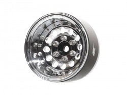 Boom Racing ProBuild™ 1.9&quot; R12 Adjustable Offset Aluminum Beadlock Wheels (2) Chrome/Chrome BRPB011CRCR