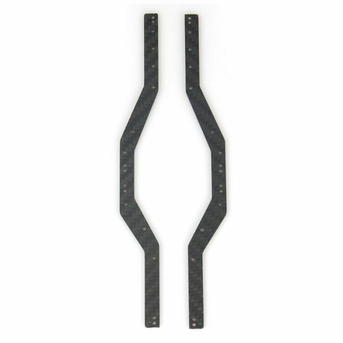 Powerhobby Axial SCX24 Deadbolt C10 JLU Betty Carbon Fiber Frame Rail set PHSCX2439