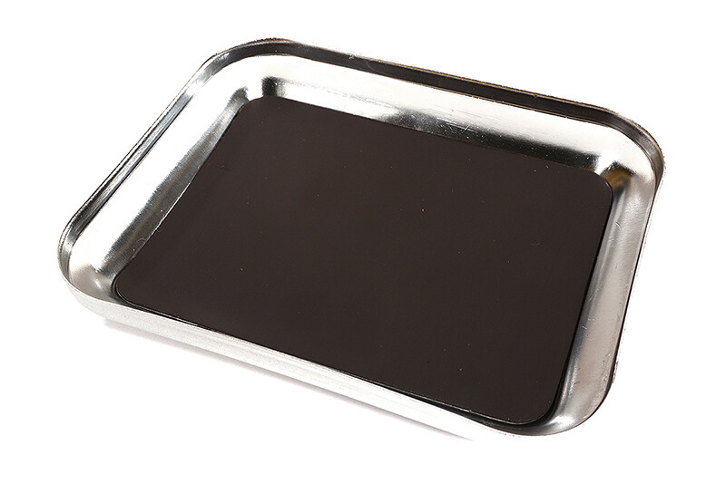 Integy Magnetic Parts Storage Tray 105x85mm for Hardware, Screws &amp; Nuts C29958SILVER