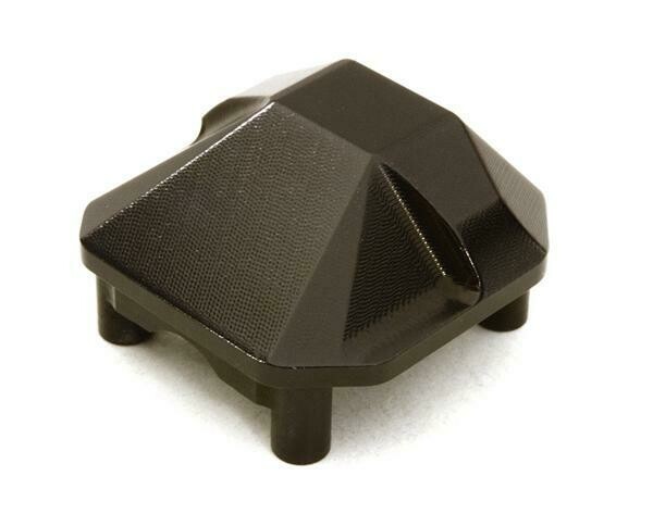 Integy CNC Machined Alloy Differential Cover for Axial SCX10 II OBM-1304BLACK