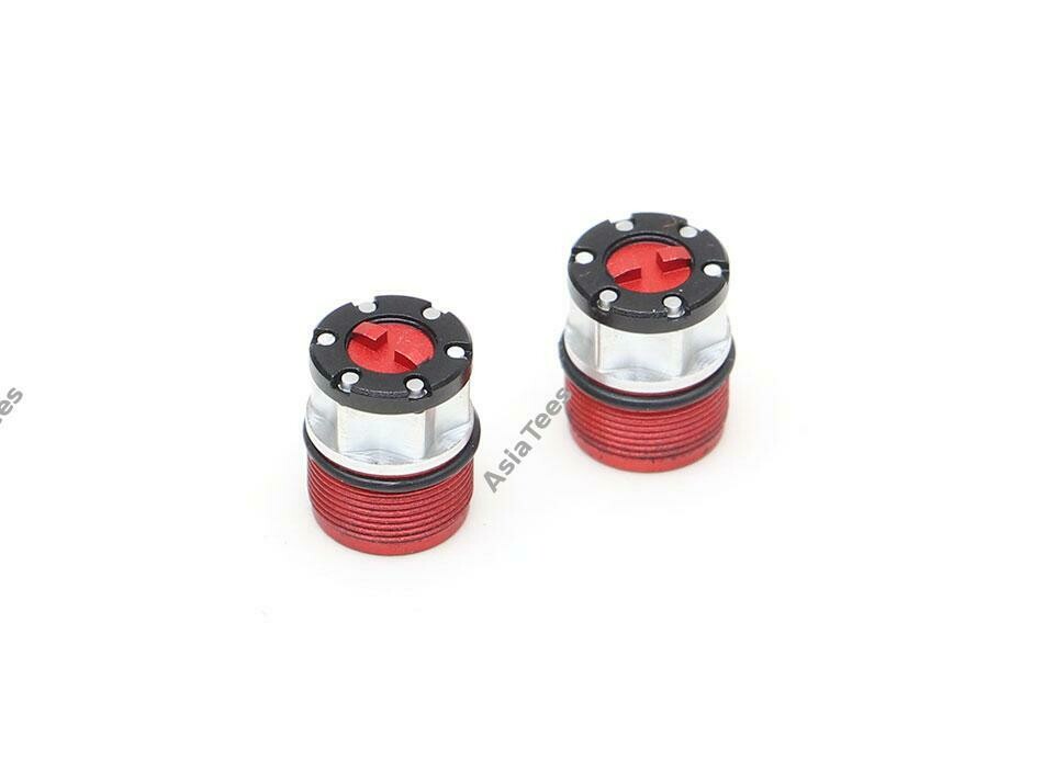 Boom Racing Scale 4WD Center Locking Hub Cap (2) Red (XT5 Series) BRW780921R