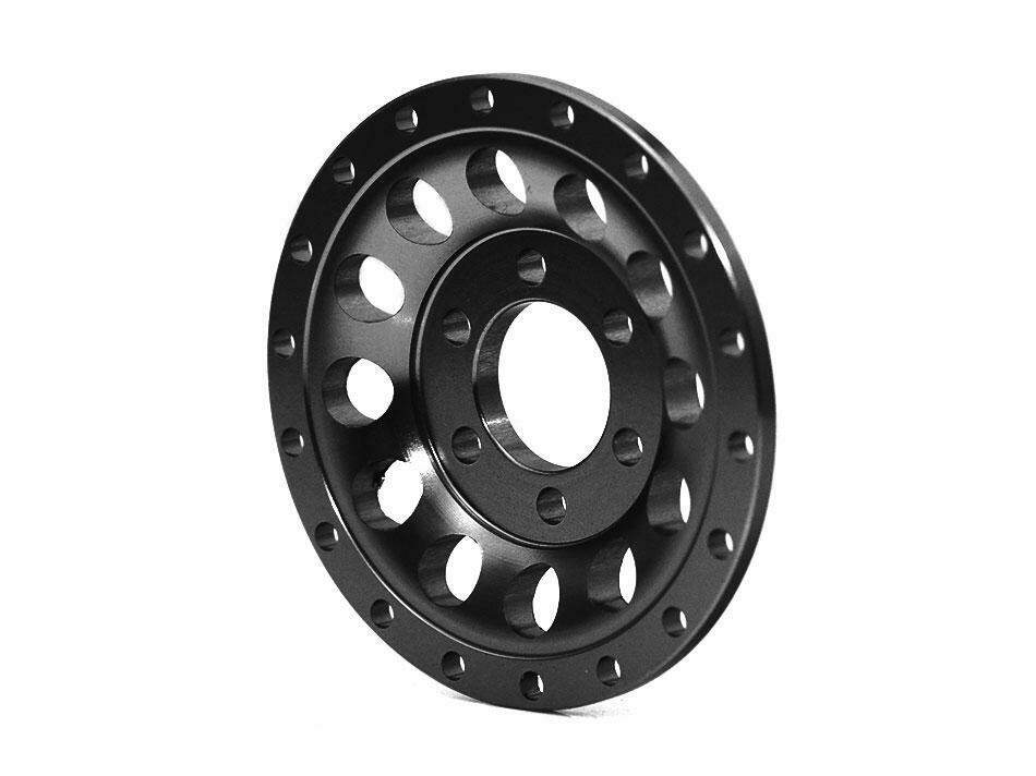 Boom Racing ProBuild™ 1.9&quot; Alum R12 Faceplate (1) Black BRPBF009R12BK