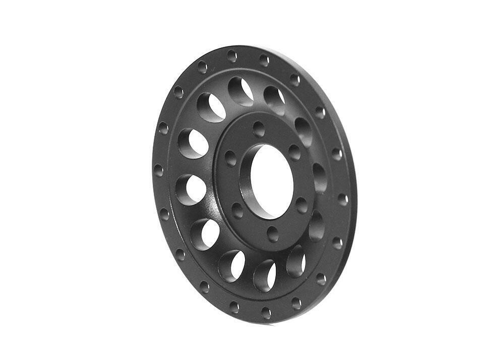 Boom Racing ProBuild™ 1.9&quot; Alum R12 Faceplate (1) Matte Black BRPBF009R12MBK