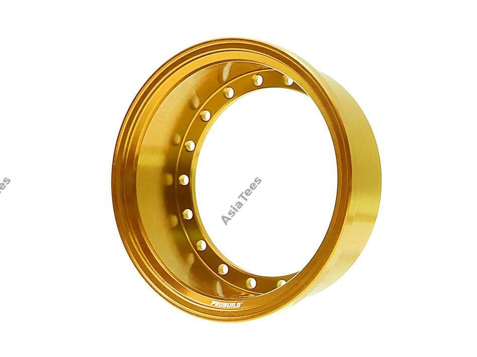 Boom Racing ProBuild™ Alum 15mm Wheel Barrel (1) Gold BRPROB-02GD