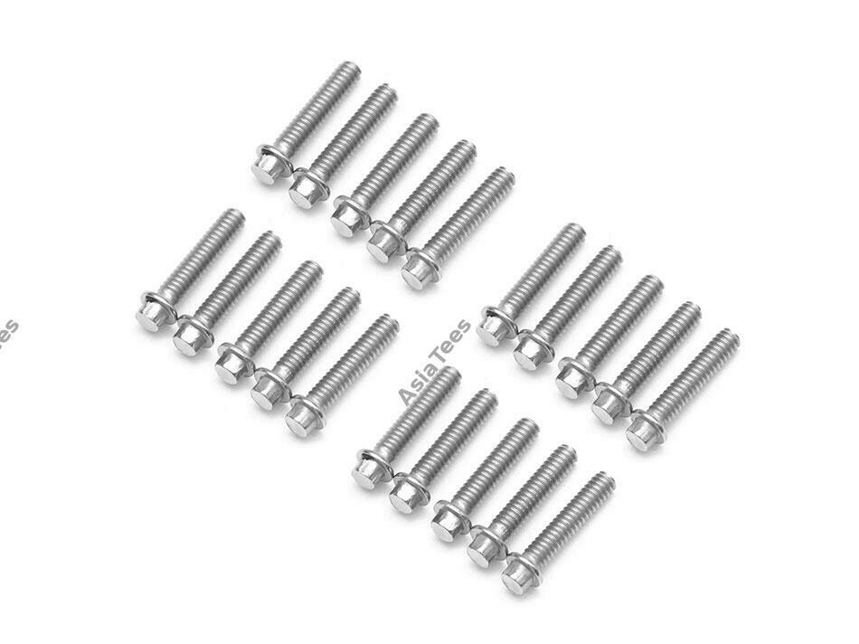 Boom Racing ProBuild™ Scale M2*9mm Wheel Bolts Screw (20) Silver BRPROB-06S