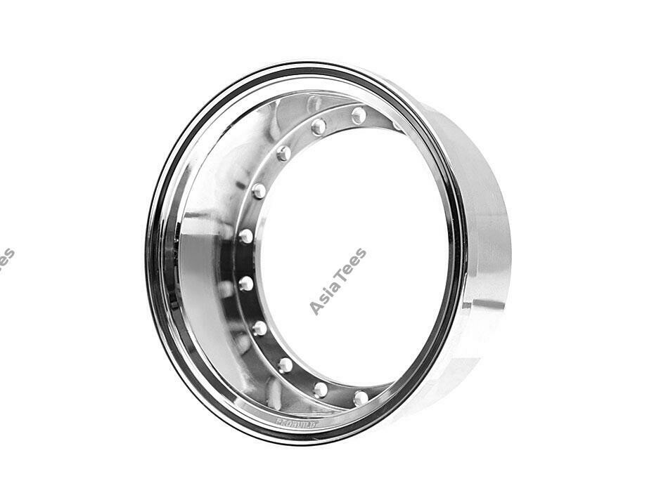 Boom Racing ProBuild™ Alum 15mm Wheel Barrel (1) Chrome BRPROB-02CR