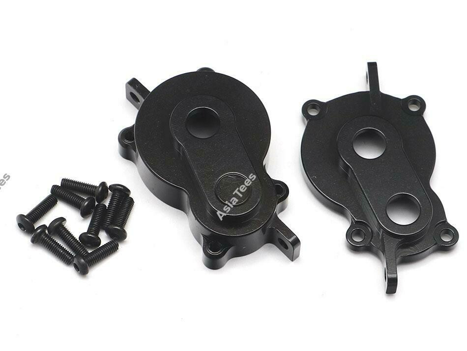 Team Raffee Co. Aluminum Transfer Case Housing Black for Redcat Gen8 Scout II TRC/1053007BK
