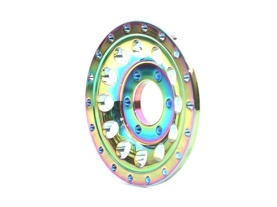 Boom Racing ProBuild™ 1.9&quot; Alum R12 Faceplate (1) Neo Chrome BRPBF009R12NEO