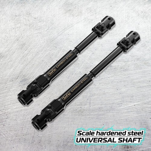 JunFac Scale Hardened Steel Universal Shafts for Axial SCX10 II 4WD RTR JUN90045