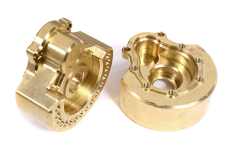 Integy Machined Brass Alloy 93g Each Portal Cover (2) for Traxxas TRX-4 Scale Crawler C29878