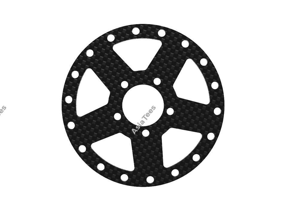 Boom Racing ProBuild™ CF5 Carbon Fiber Faceplate (1) Black BRPBF003CFBK