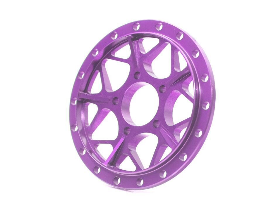 Boom Racing ProBuild™ 1.9&quot; Alum LGB Faceplate (1) Purple BRPBF011LGBP