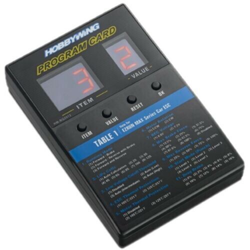 Hobbywing LED Program Card 30501003