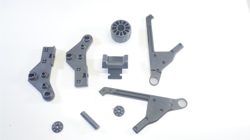 Corally Wheelie Bar 2021 - 1 Wheel version - Complete Set COR00180-567