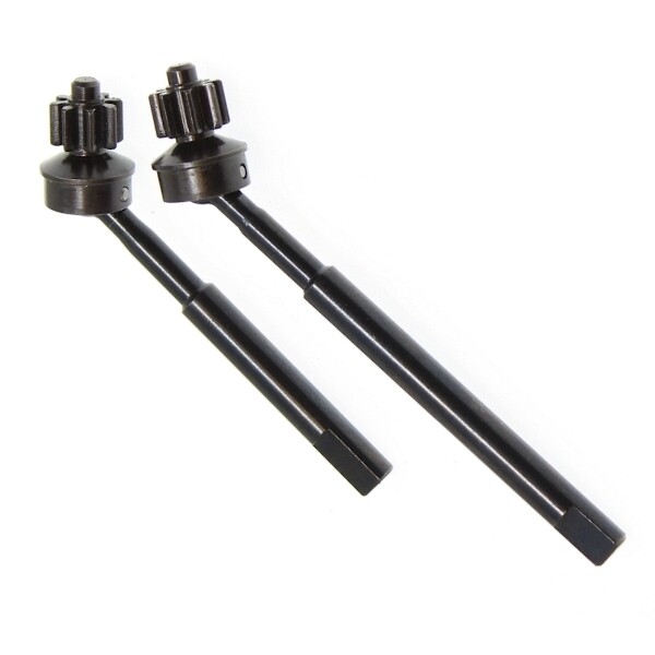 Redcat Gen8 Chromoly Front L/R Axle Shafts with Chromaly CNC Top Portal Gears RER11802