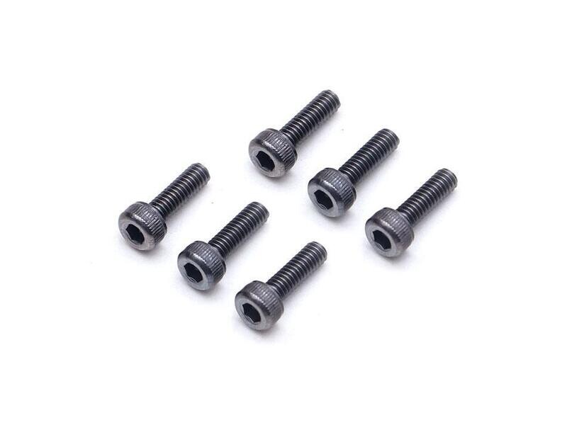 Boom Racing M2.5x8mm Socket Cap Screw 12.9 Grade Screws (6) Black BRPROB-08BK