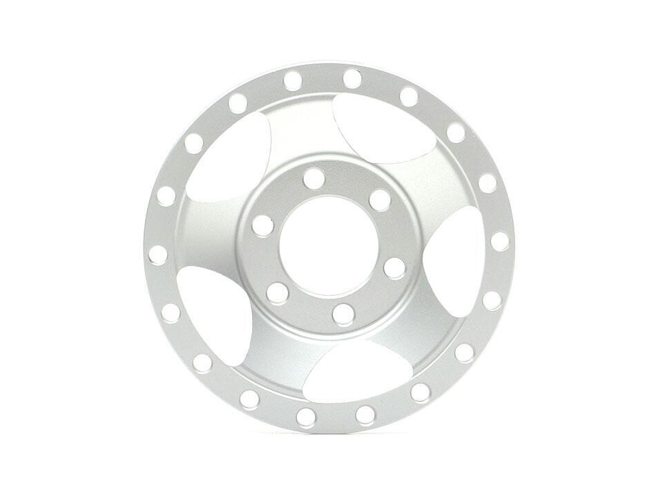 Boom Racing ProBuild™ 1.9&quot; Alum SV5 Faceplate (1) Flat Silver BRPBF002FS