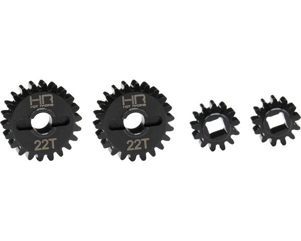 Hot Racing Over Drive Portal Machined Gear Set, 13-22T, for Axial Capra UTB HRAAUTB813X22
