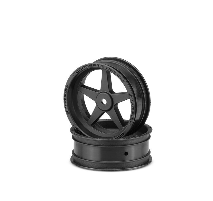 JConcepts Starfish 2.2&quot; 12mm Hex Front Black Wheel, for Slash, Bandit, DR10 or Street Eliminator Cars JCO3406B