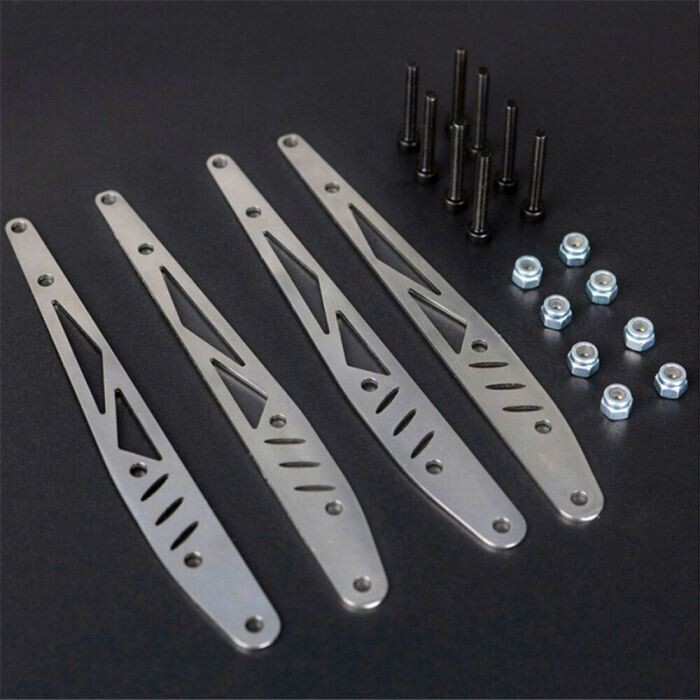 Powerhobby Axial RBX10 RYFT Stainless Steel Rear Arm Linkage Guard Reinforce Plate PHRYFT-12