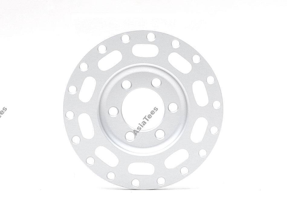 Boom Racing ProBuild™ 1.9&quot; Alum MAG10 Faceplate (1) Flat Silver BRPBF001FS