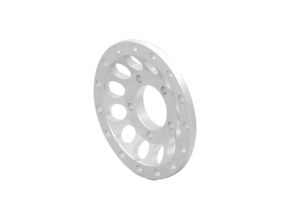 Boom Racing ProBuild™ 1.55&quot; Alum R12 Faceplate (1) Flat Silver BRPBF155-009FS