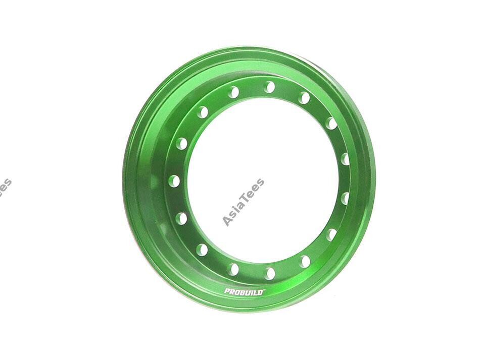 Boom Racing ProBuild™ 1.55&quot; Alum 9.9mm Wheel Barrel (1) Green BRPROB155-01G