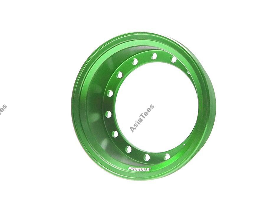 Boom Racing ProBuild™ 1.55&quot; Alum 16.5mm Wheel Barrel (1) Green BRPROB155-02G