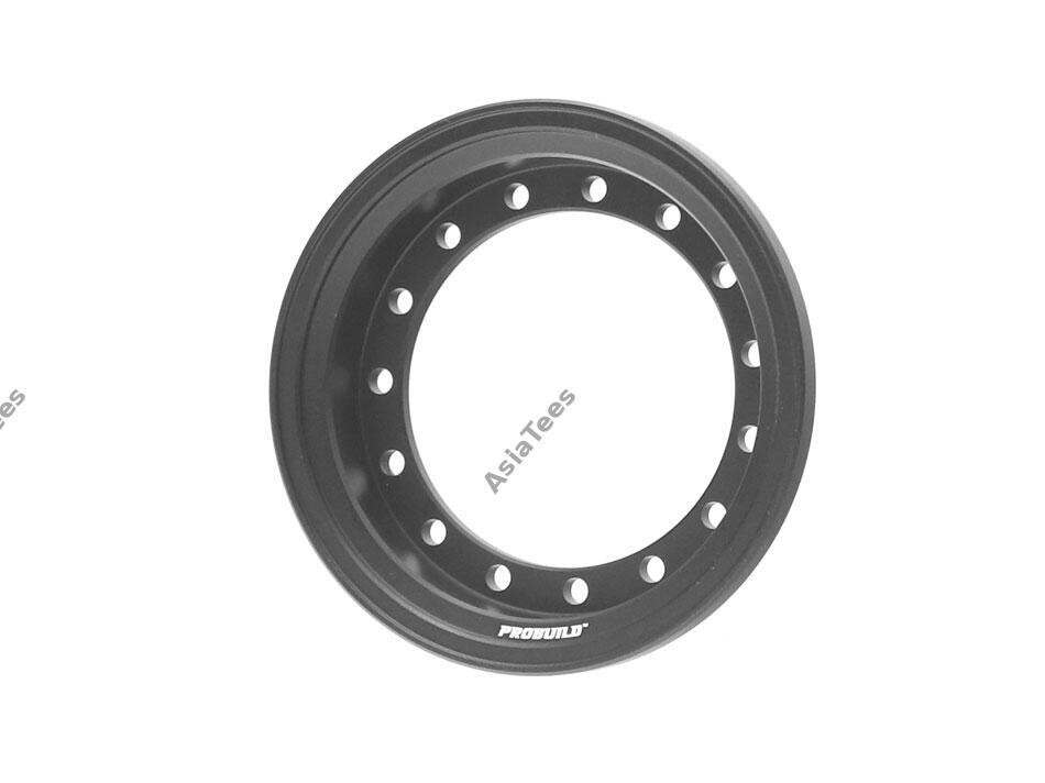 Boom Racing ProBuild™ 1.55&quot; Alum 9.9mm Wheel Barrel (1) Matte Black BRPROB155-01MBK