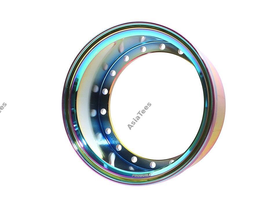 Boom Racing ProBuild™ Extra Wide Alum 19.5mm Wheel Barrel (1) Neo Chrome BRPROB-02EWNEO
