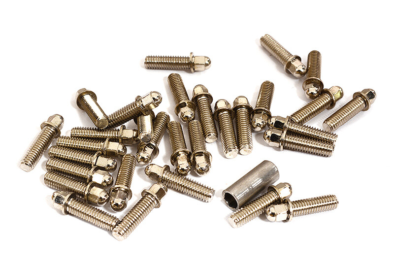 Integy Hex Head Cap Screw M3X10mm Size 30pcs C31045