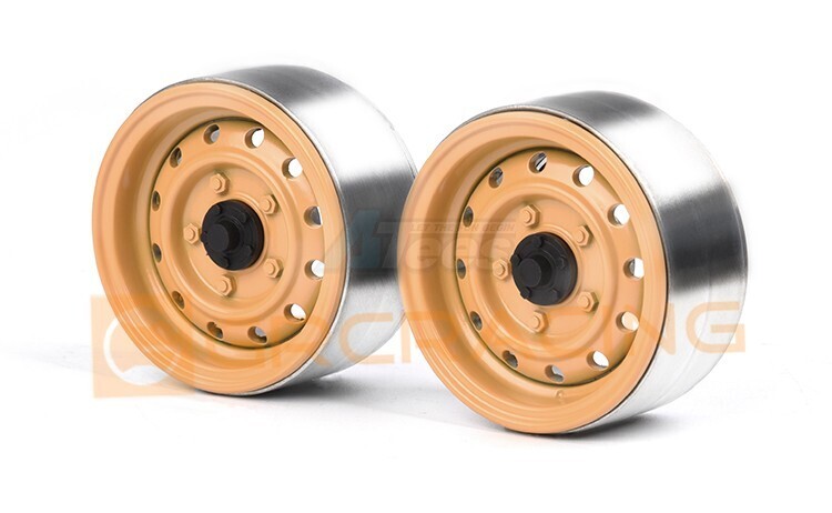 GRC 1.9 Camel Trophy Classic Aluminum Beadlock Wheel for Defender G03 (2) GRC-G130AM