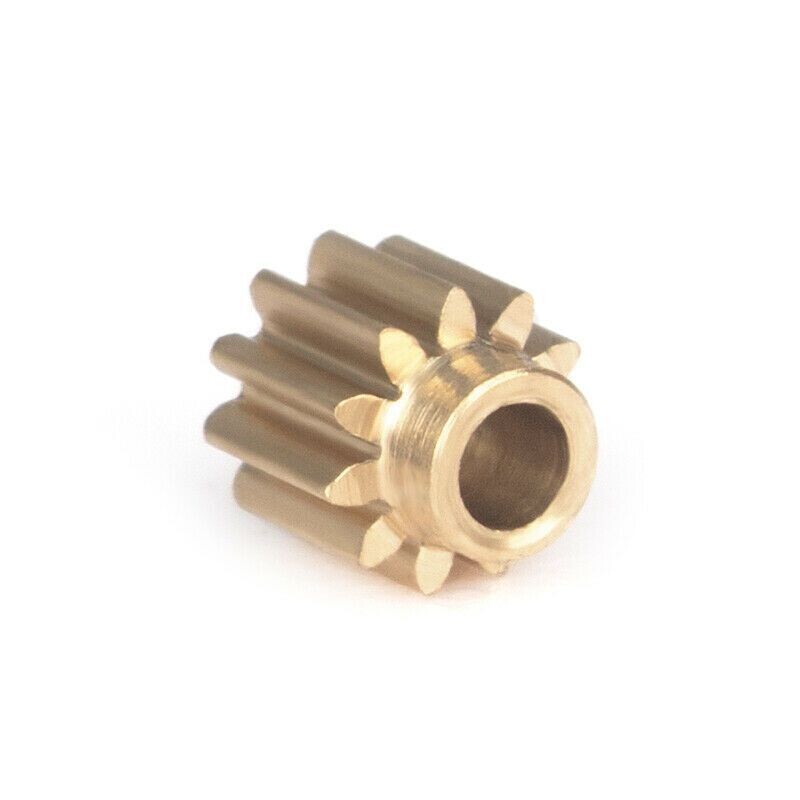 Powerhobby Axial SCX24 Motor Brass Pinion Gear, 11 Tooth (fits Jeep, C10, B17 Betty, Deadbolt) PHSCX2452