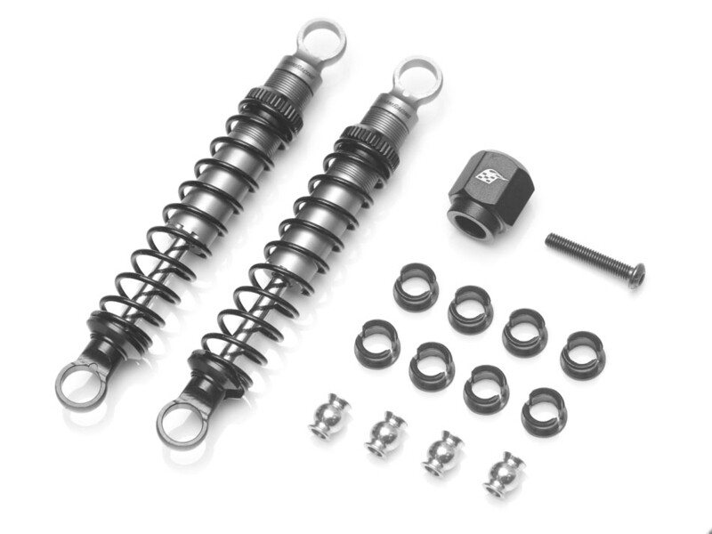 Boom Racing KUDU™ 80mm Coilover Scale Shock Absorbers (2) BRSH0080-SP