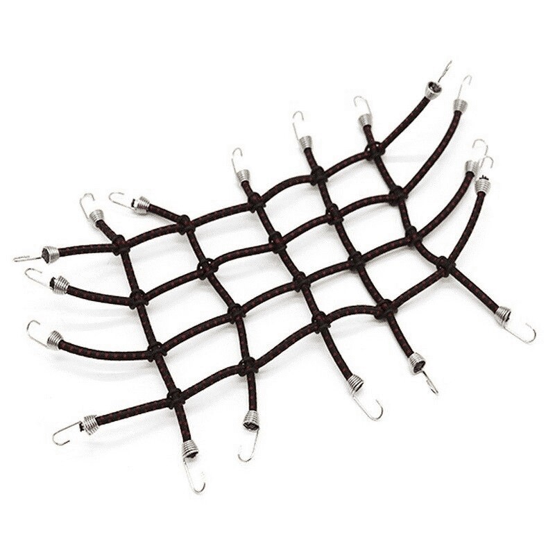 Hot Racing 1/10 Scale Cargo Net, Black and Red HRAACC468N02