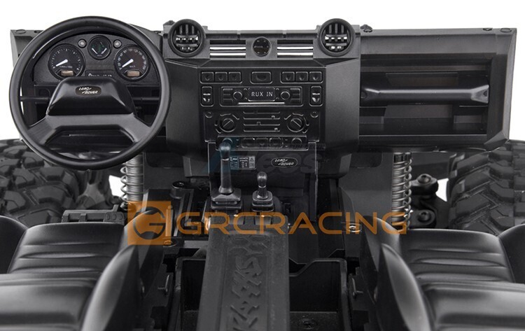 GRC Cockpit Interior Kit for TRX-4 Defender Black for Traxxas TRX-4 GRC/G161D