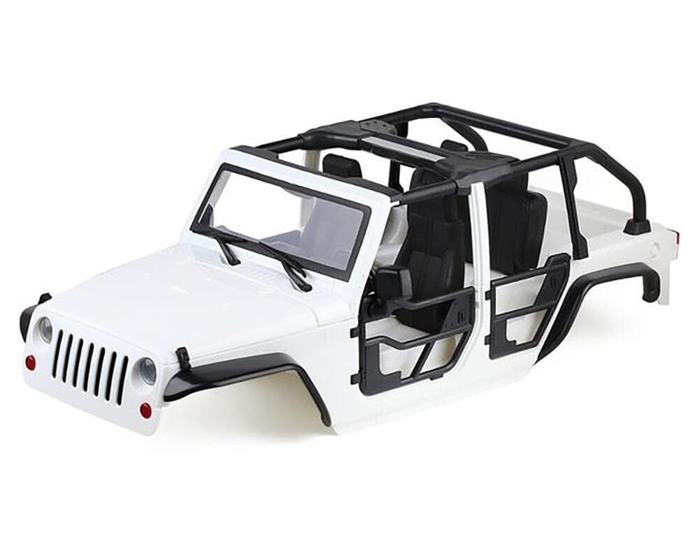 Integy JC10 Hard Plastic Body Kit for 1/10 Scale Off-Road Crawler WB=313mm C30821WHITE